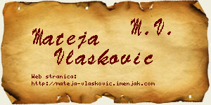 Mateja Vlašković vizit kartica